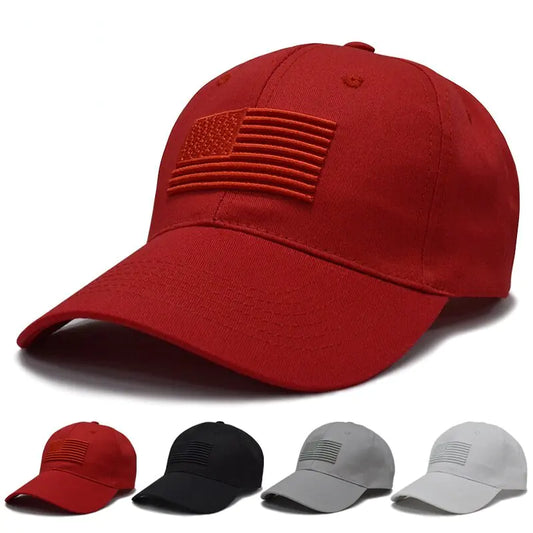 American Flag Baseball Caps