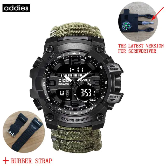 Relojes digitales deportivos militares ADDIES para hombre