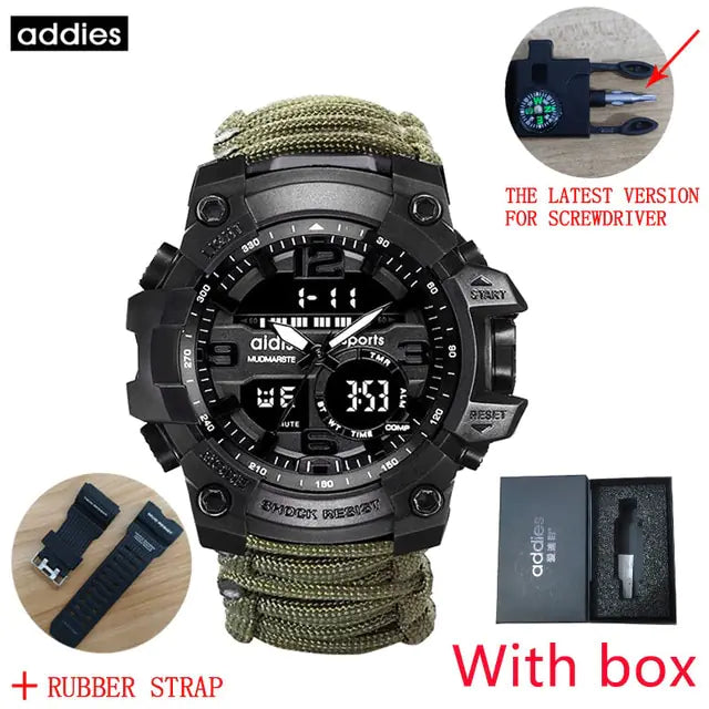 Relojes digitales deportivos militares ADDIES para hombre