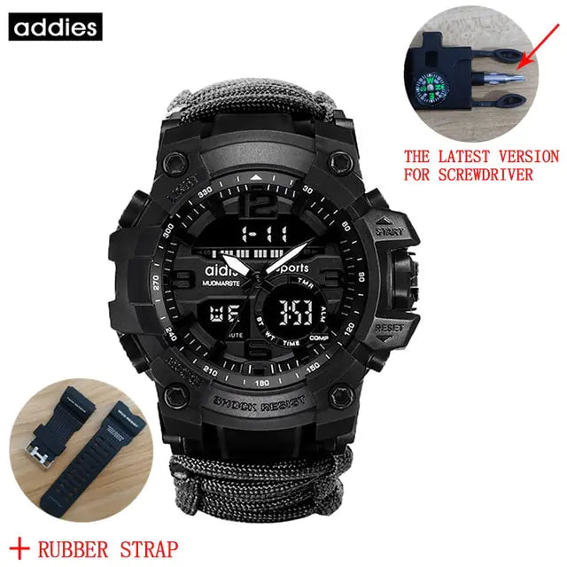 Relojes digitales deportivos militares ADDIES para hombre