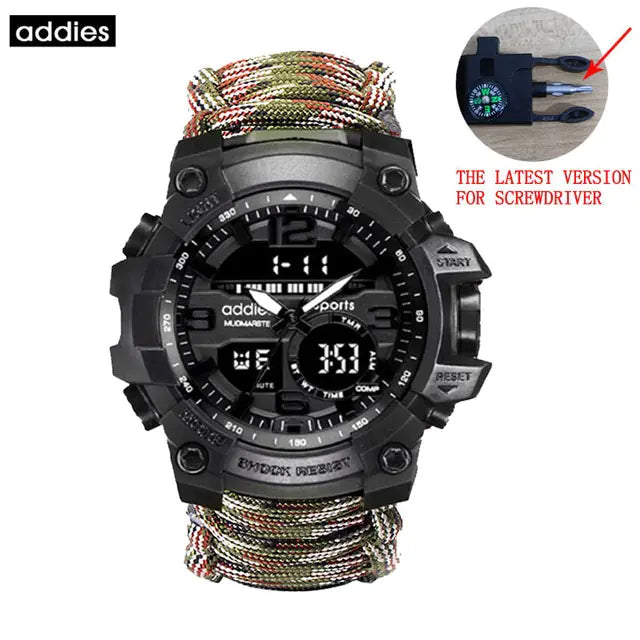 Relojes digitales deportivos militares ADDIES para hombre