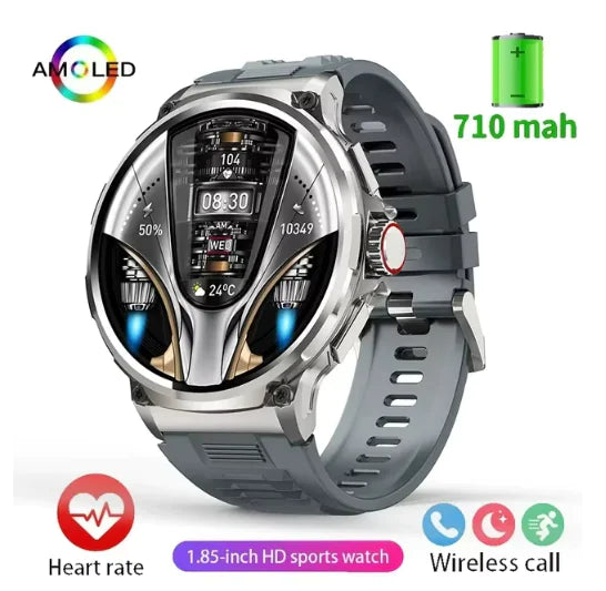 2024 Military-Grade GPS Smartwatch With Blood Pressure & Oxygen Monitoring