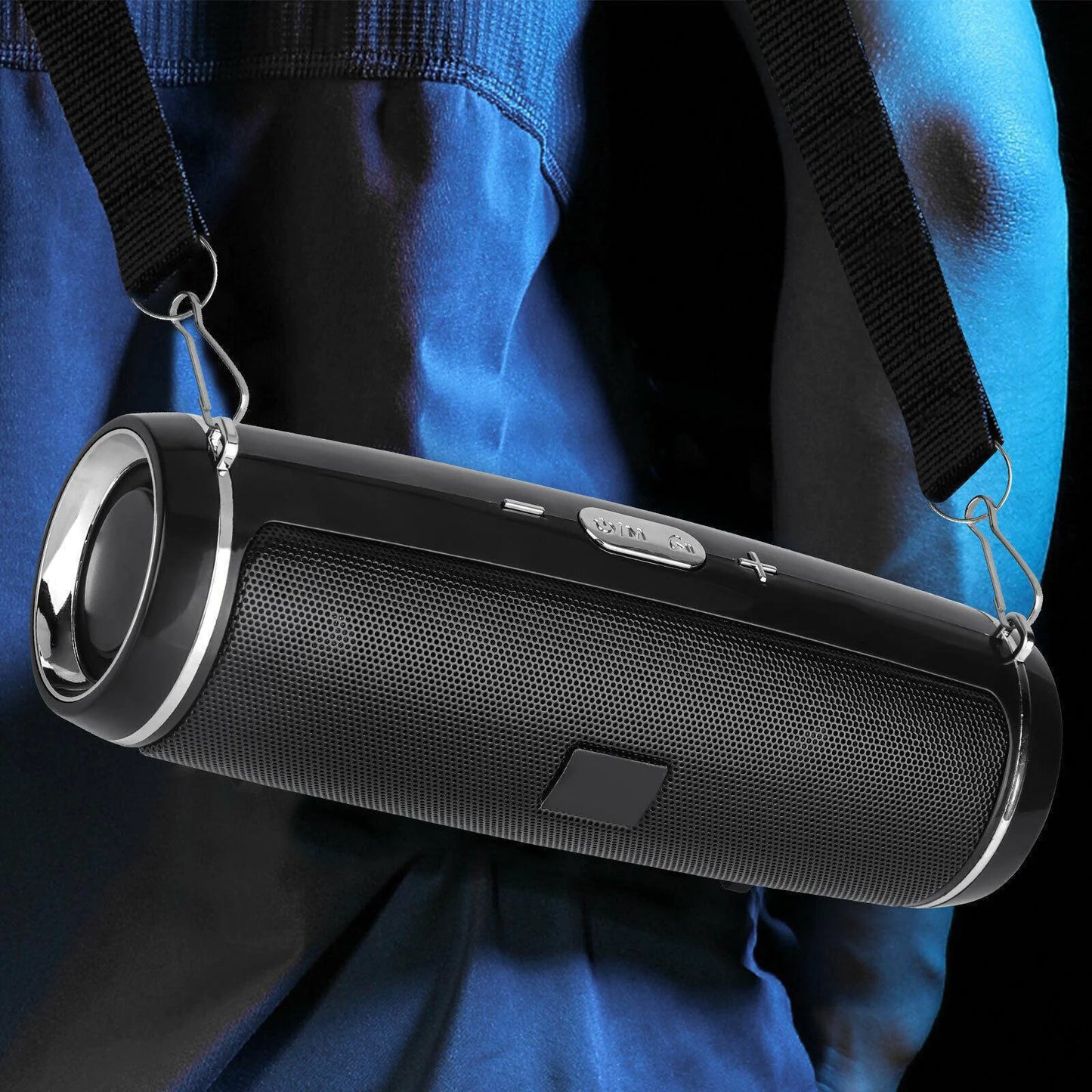 Bluetooth 5.1 Wireless Speaker Waterproof Outdoor Stereo LOUD Bass USB/TF Strap