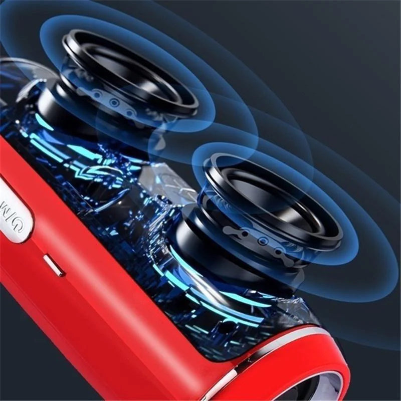 Bluetooth 5.1 Wireless Speaker Waterproof Outdoor Stereo LOUD Bass USB/TF Strap