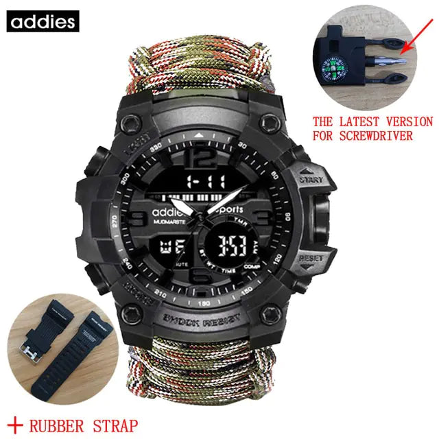 Relojes digitales deportivos militares ADDIES para hombre