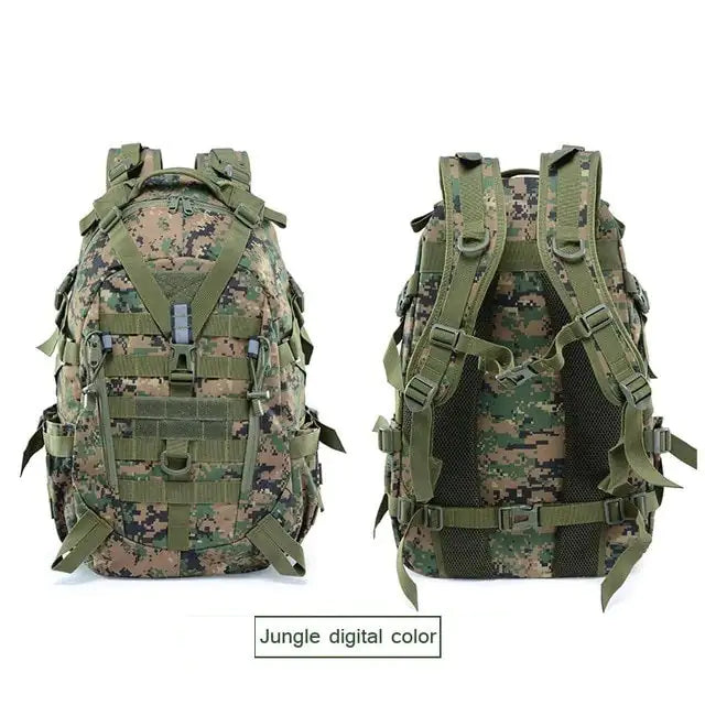 JARHEAD MOLLE Military Backpack-Waterproof Hiking Survival Reflective Bag