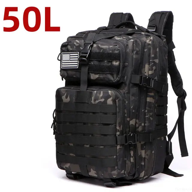 Mochila militar impermeable para exteriores de nailon 1000D