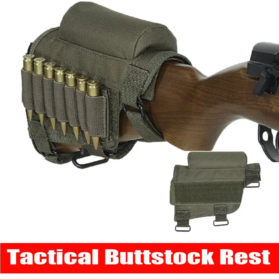 Buttstock Cheek Rest w/ammo sleeves