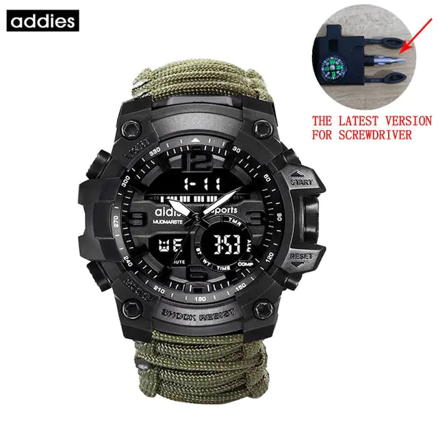 Relojes digitales deportivos militares ADDIES para hombre