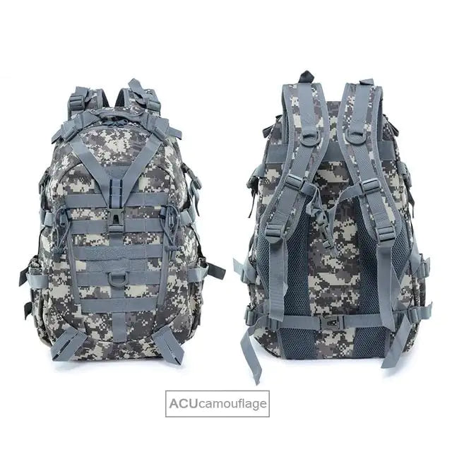 Mochila militar impermeable, bolsa reflectante de supervivencia para senderismo